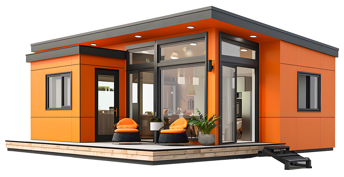 Oragne house